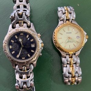 CHROMOGRAPH MENS WATCH and PULSAR MENS WATCH